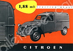 CARTE POSTALE 2CV FOURGONNETTE VINTAGE