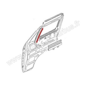 GUIDE VITRE SUR BARRE LATÉRALE VW T3