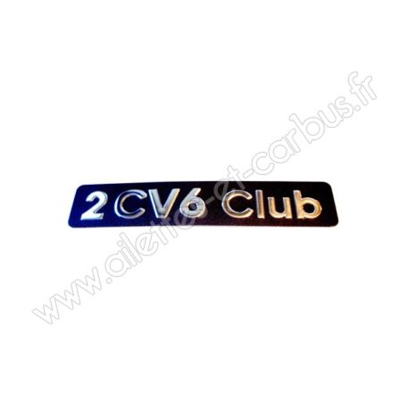 Monogramme 2cv6 Club