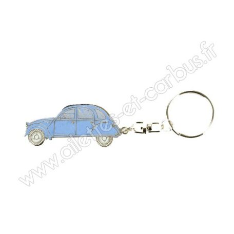 Porte clés Citroën 2cv bleue