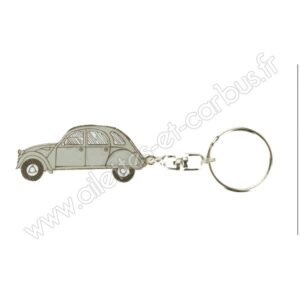 Porte clés Citroën 2cv grise
