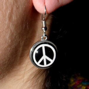 BOUCLES OREILLES PEACE AND LOVE